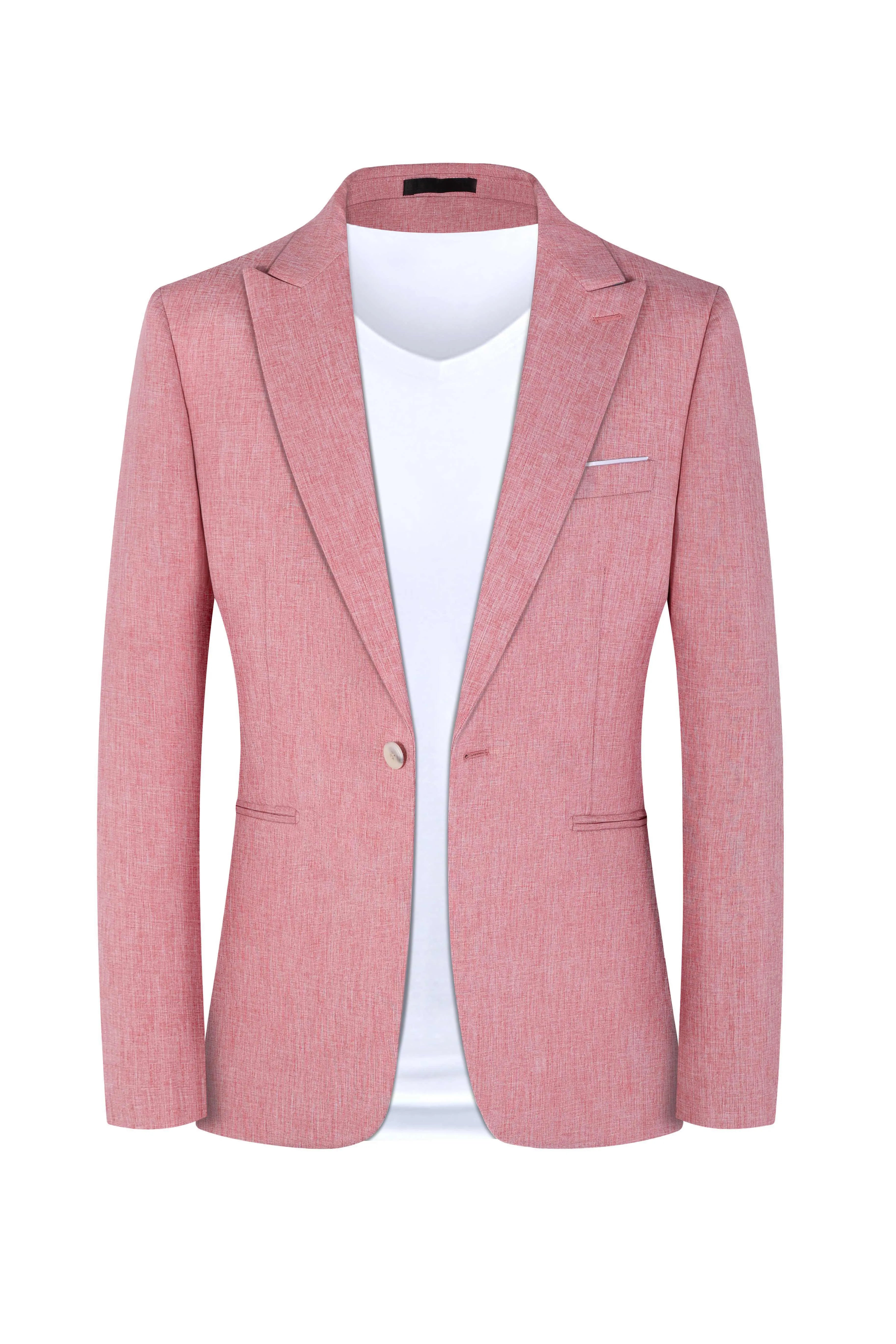 Men's casual suit jacket in light blue colour with fashion city western style design