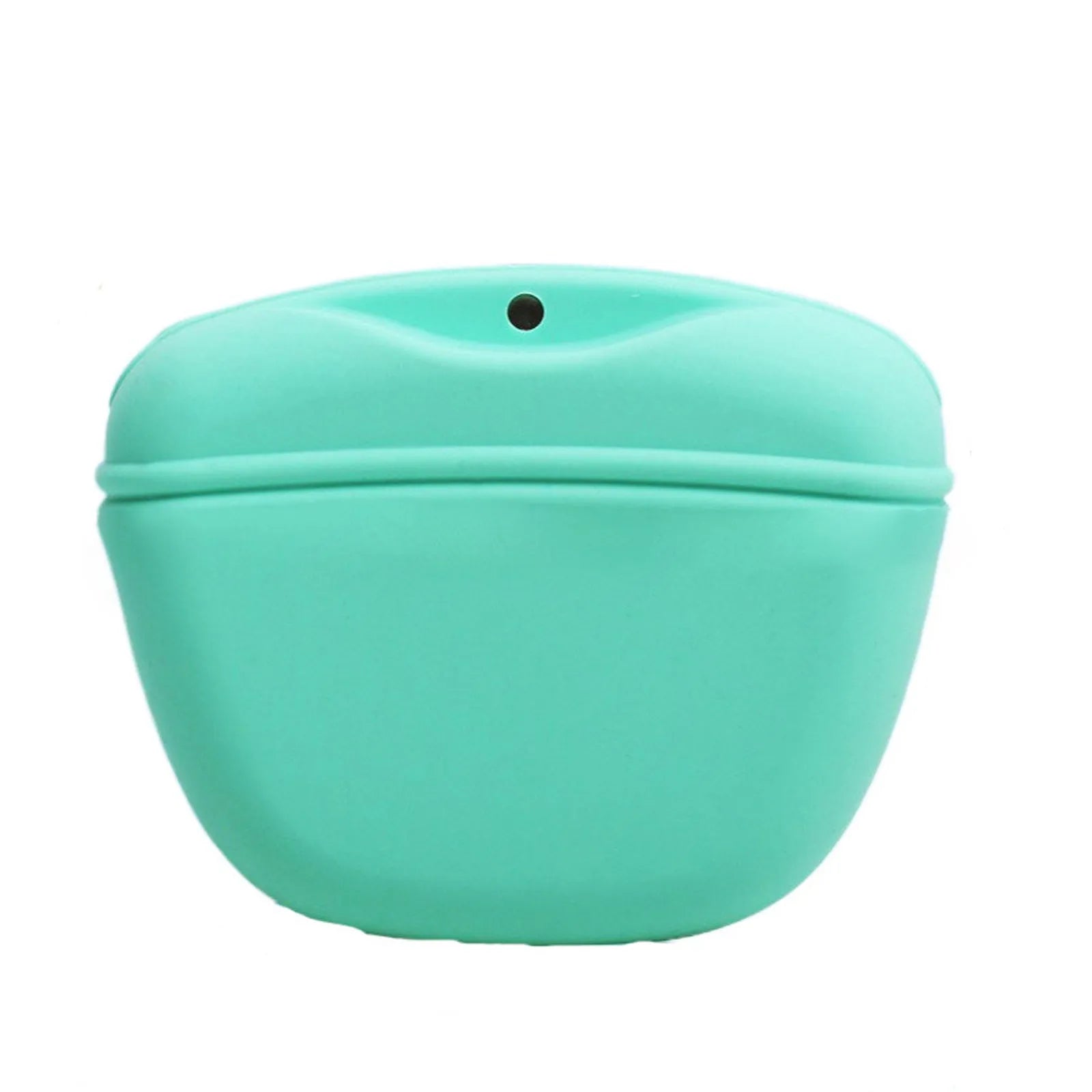 Silicone dog training treat waist bag with clip and magnetic closure in multiple colours