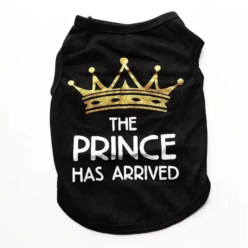 Cotton puppy vest for spring and summer in casual style with breathable design