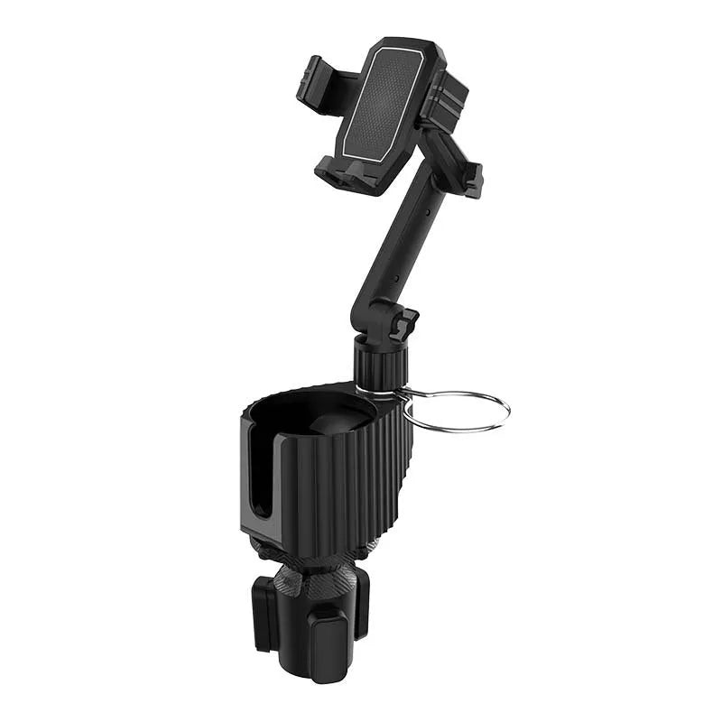 Green and grey A02 model car accessory holder for kettles and mobile phones on a car seat.