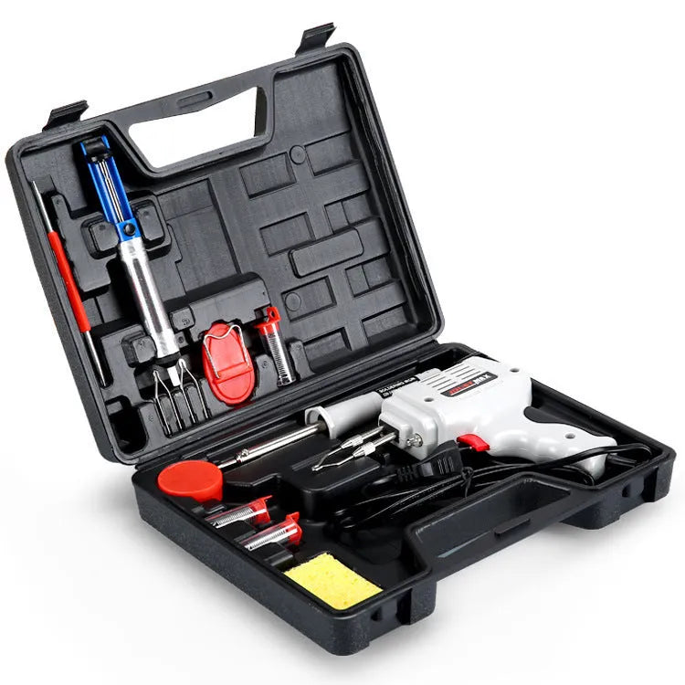 100W high power internal thermal handheld soldering gun in simple toolbox set
