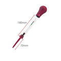 Glass electrohydraulic hydrometer for automobile battery electrolyte testing with suction-type design