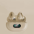 Bone conduction Bluetooth headset clip in ear clip design with noise reduction features