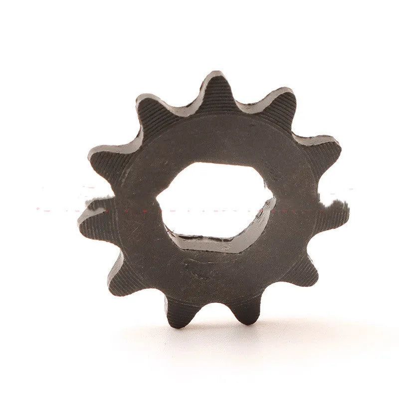 Cast iron motorcycle gear with 11 teeth for 25hT8F chain reduction systems
