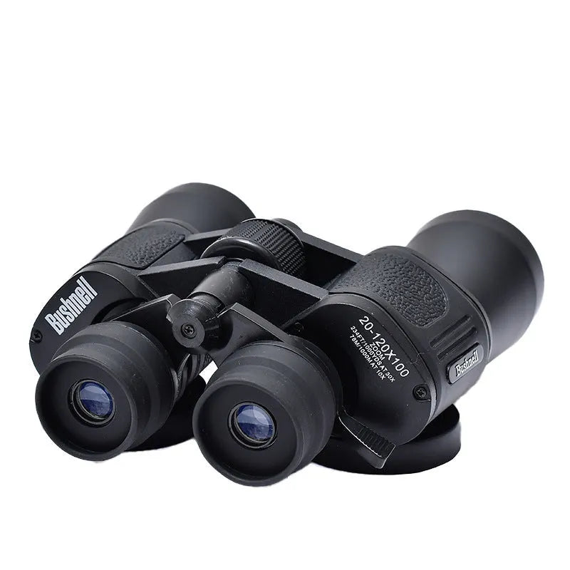 20-120x 100mm continuous zoom binocular telescope with double barrel construction