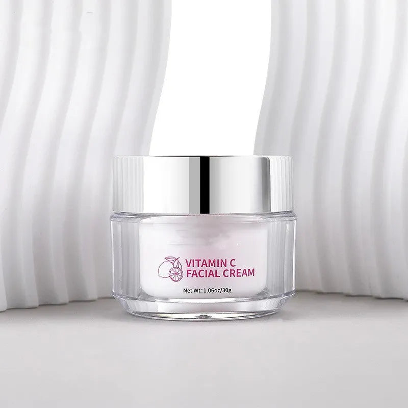 Vitamin C Face Cream 30g in square protective jar packaging