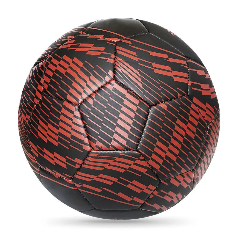 PVC football with machine-seam construction in No. 3 No. 4 No. 5 sizes for training and competition
