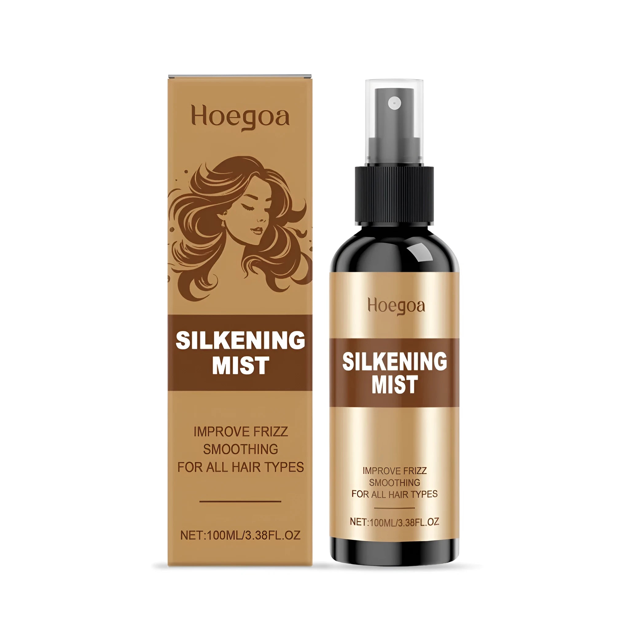 100ml hair care spray bottle with ginger and rosemary ingredients