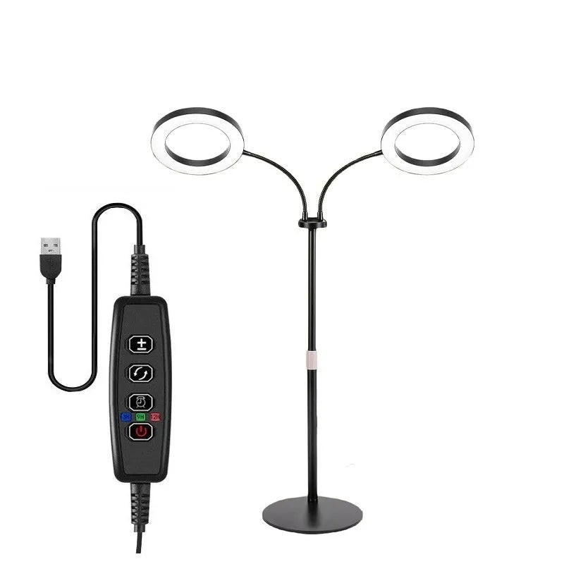 6-inch Angel Ring retractable floor plant grow light with adjustable 160cm lamp holder
