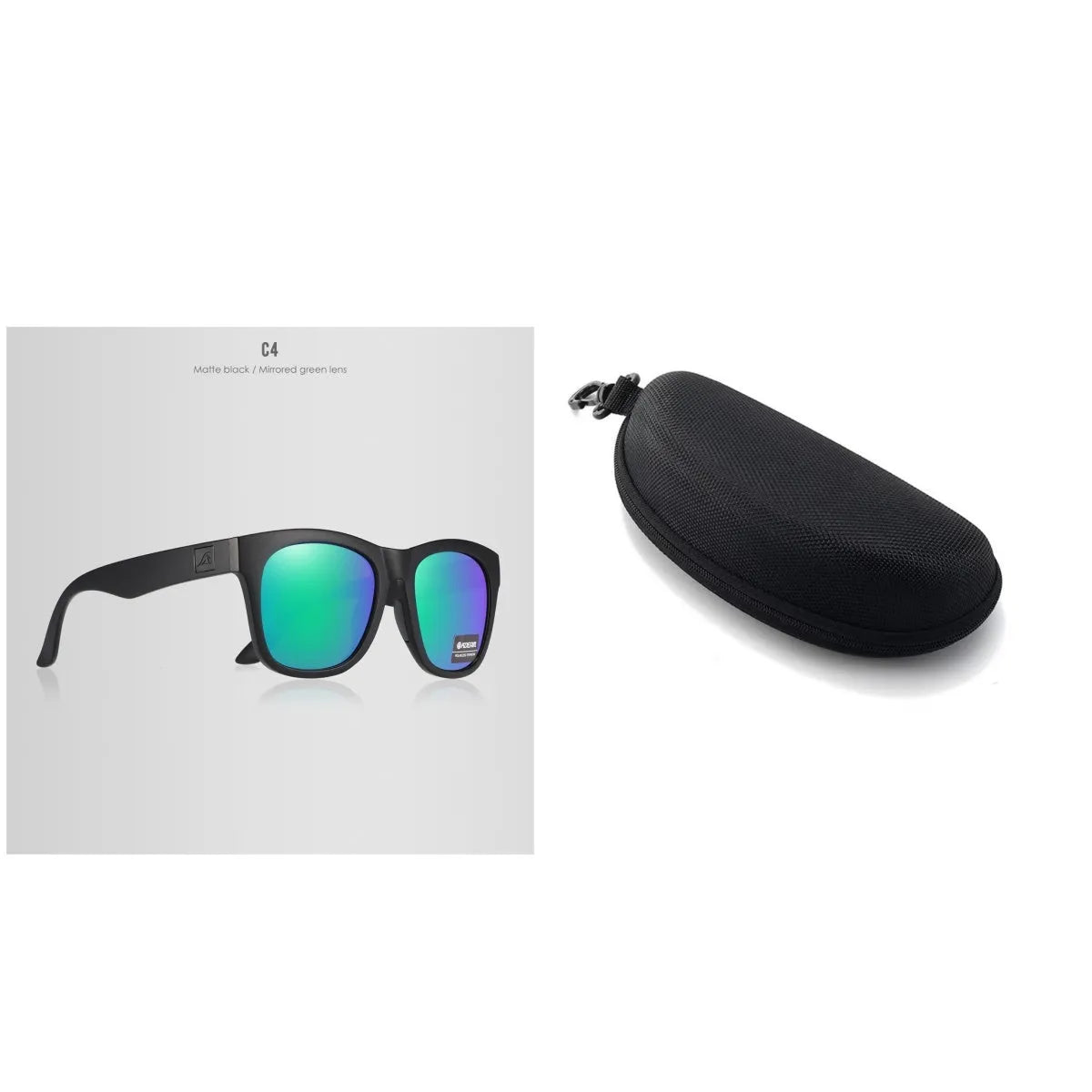 Polarised sunglasses with TAC lenses and PC frame for outdoor UV protection