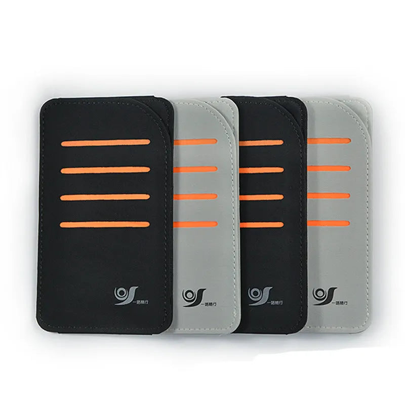 Car sun visor shade panel set with four pieces and vehicle-mounted storage bag