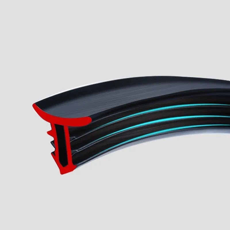 Mitsubishi Outlander dashboard soundproof seal strip made of black silicone, 1.6 metres long.
