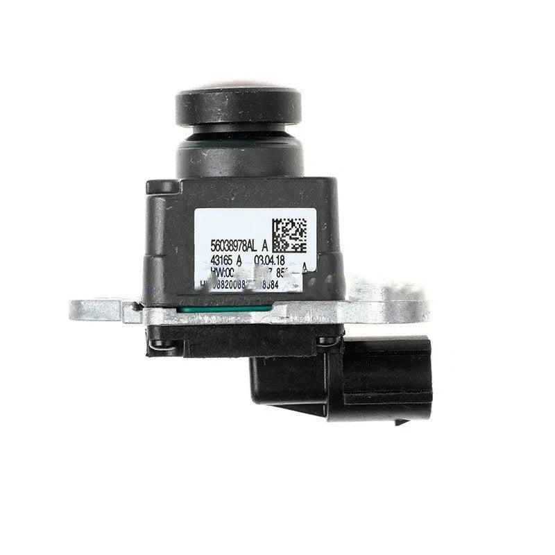 Black plastic reversing camera for Dodge trucks with rotating adjustment