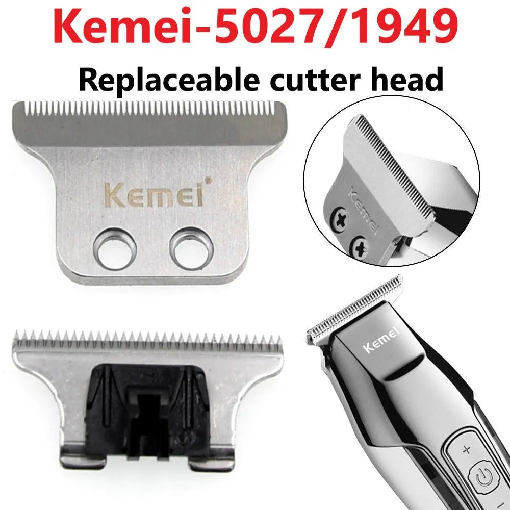 Professional barber scissors with LCD display and stainless steel engraving head