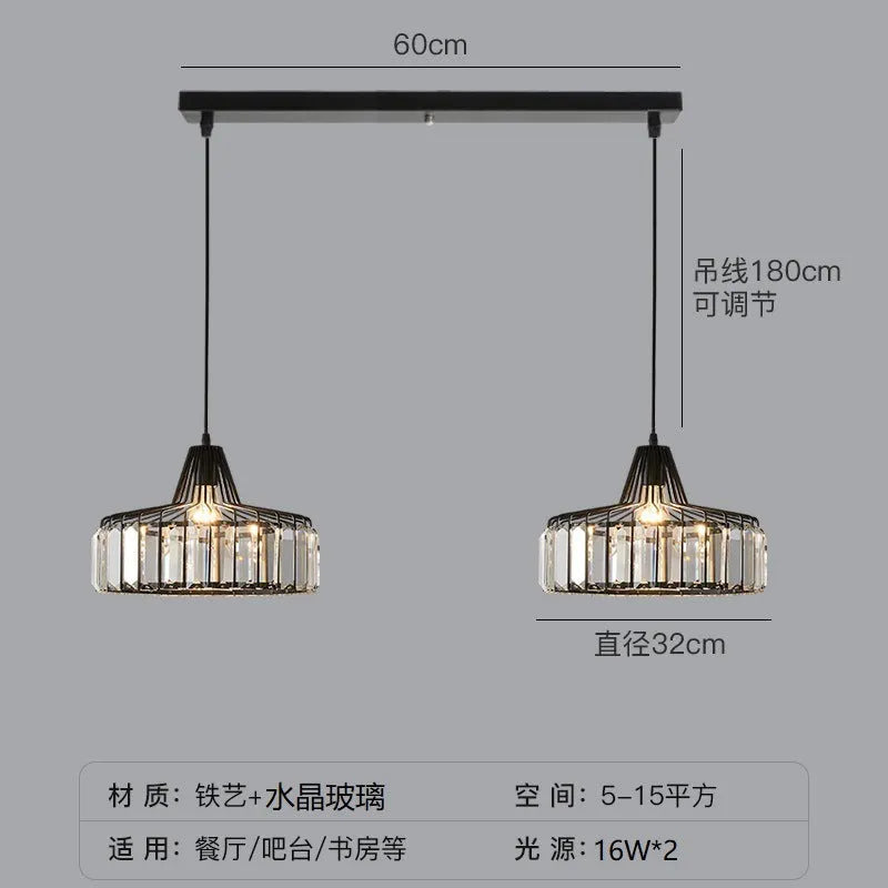 Modern light luxury crystal sun lamp ceiling light in gold or black finish with LED source