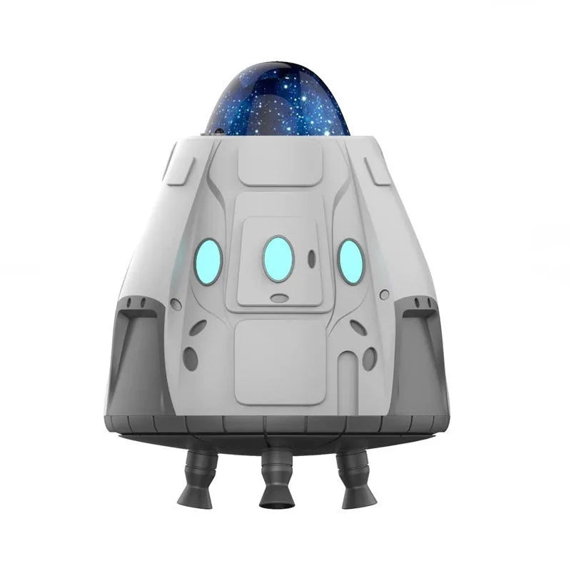 White Bluetooth remote controlled northern lights projector with laser star projection