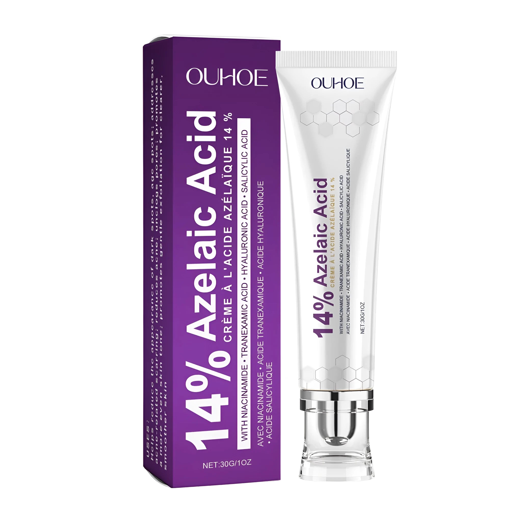 30g tube of soothing face cream with nicotinamide and azelaic acid