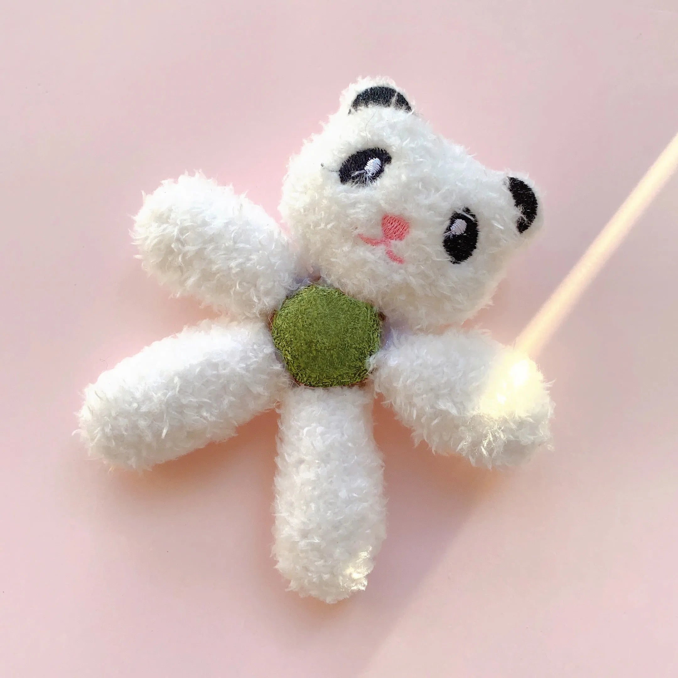 Edible catnip ball cat toy in animal design for chewing and teeth cleaning