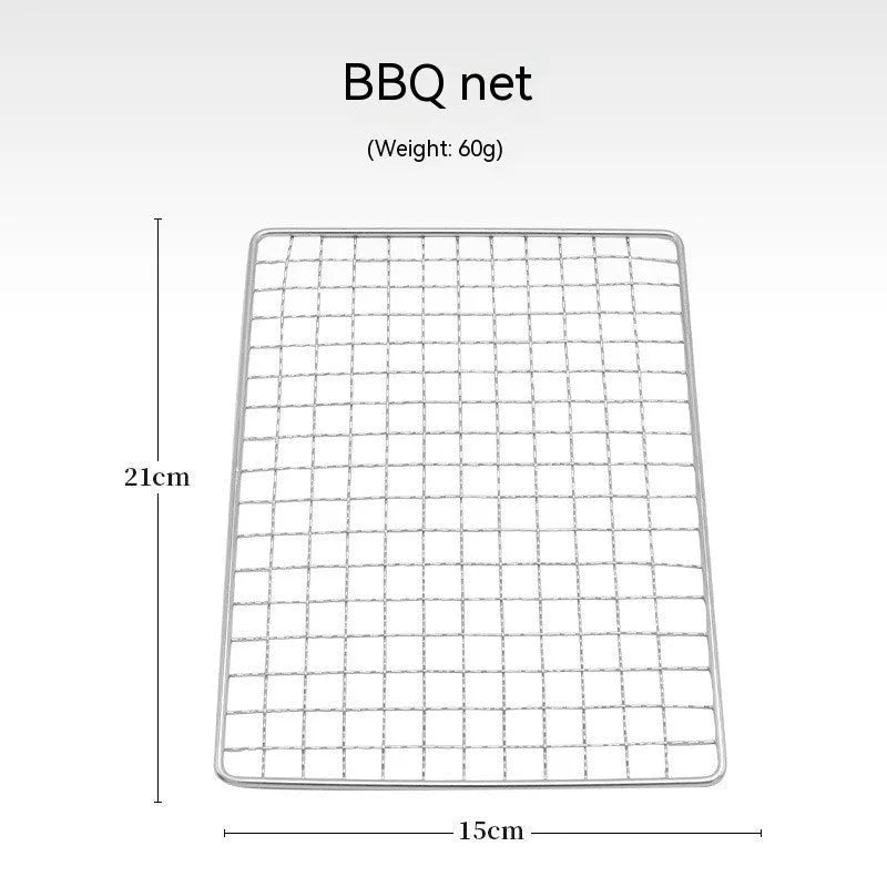 Folding stainless steel portable barbecue oven with large grill and storage bag.