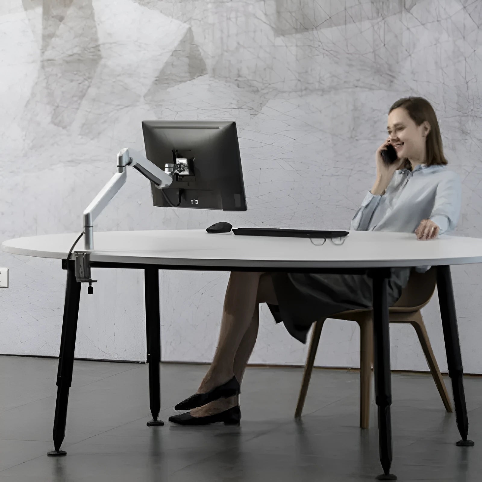 Aluminium alloy adjustable laptop computer stand in silver and black colour options