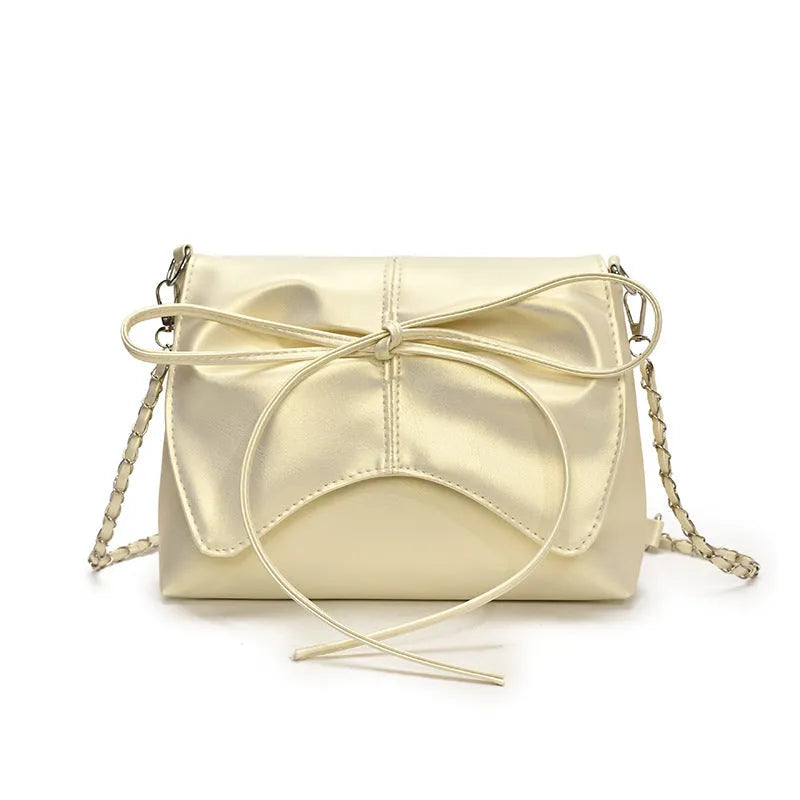 Women's large capacity horizontal square underarm bag in PU material with sewing line details and multiple colour options