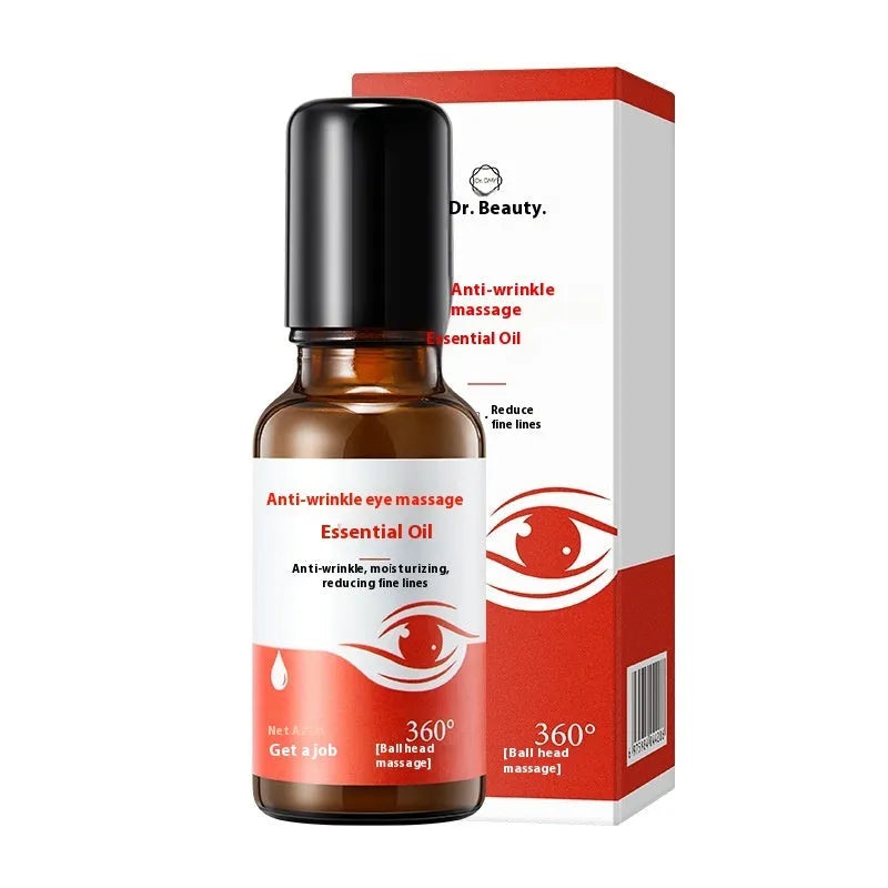 Red Upgrade 20ml eye anti-wrinkle massage essence oil bottle for hydrating moisturising and firming treatment
