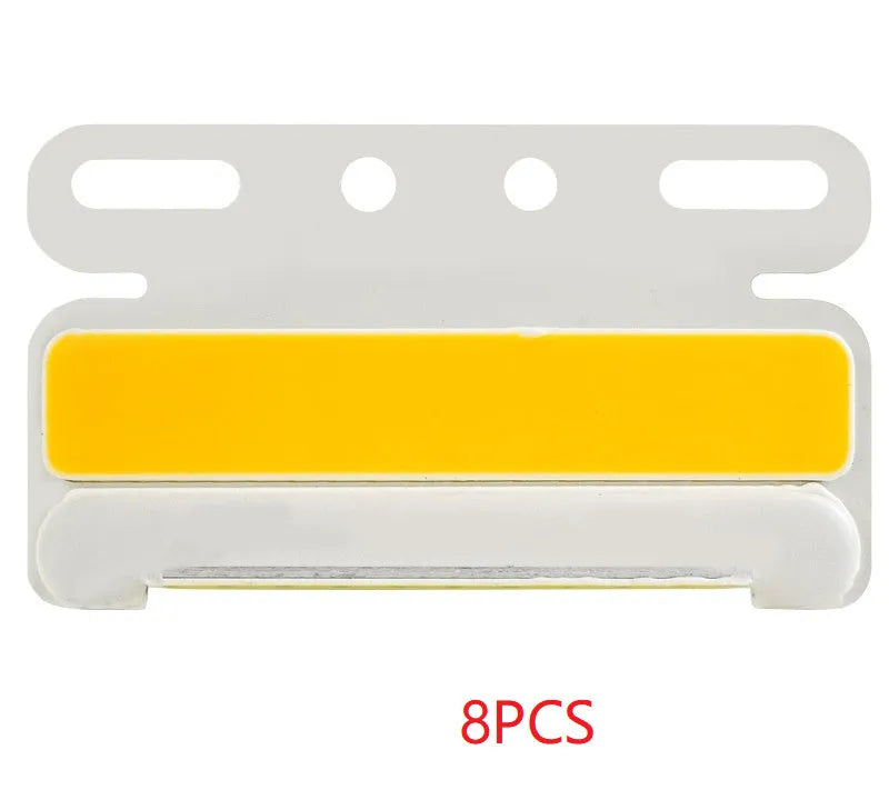 COB LED truck side light with grounded tyre light in aluminium alloy housing, shown in multiple colours.
