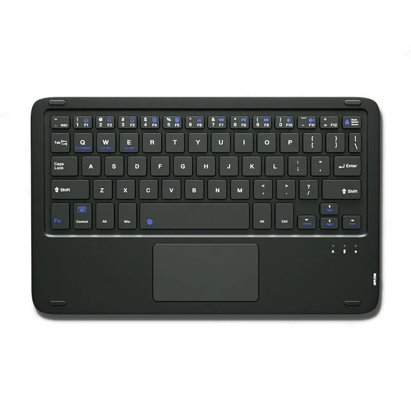 Pink wireless Bluetooth keyboard and mute mouse with USB charging cable on a desk