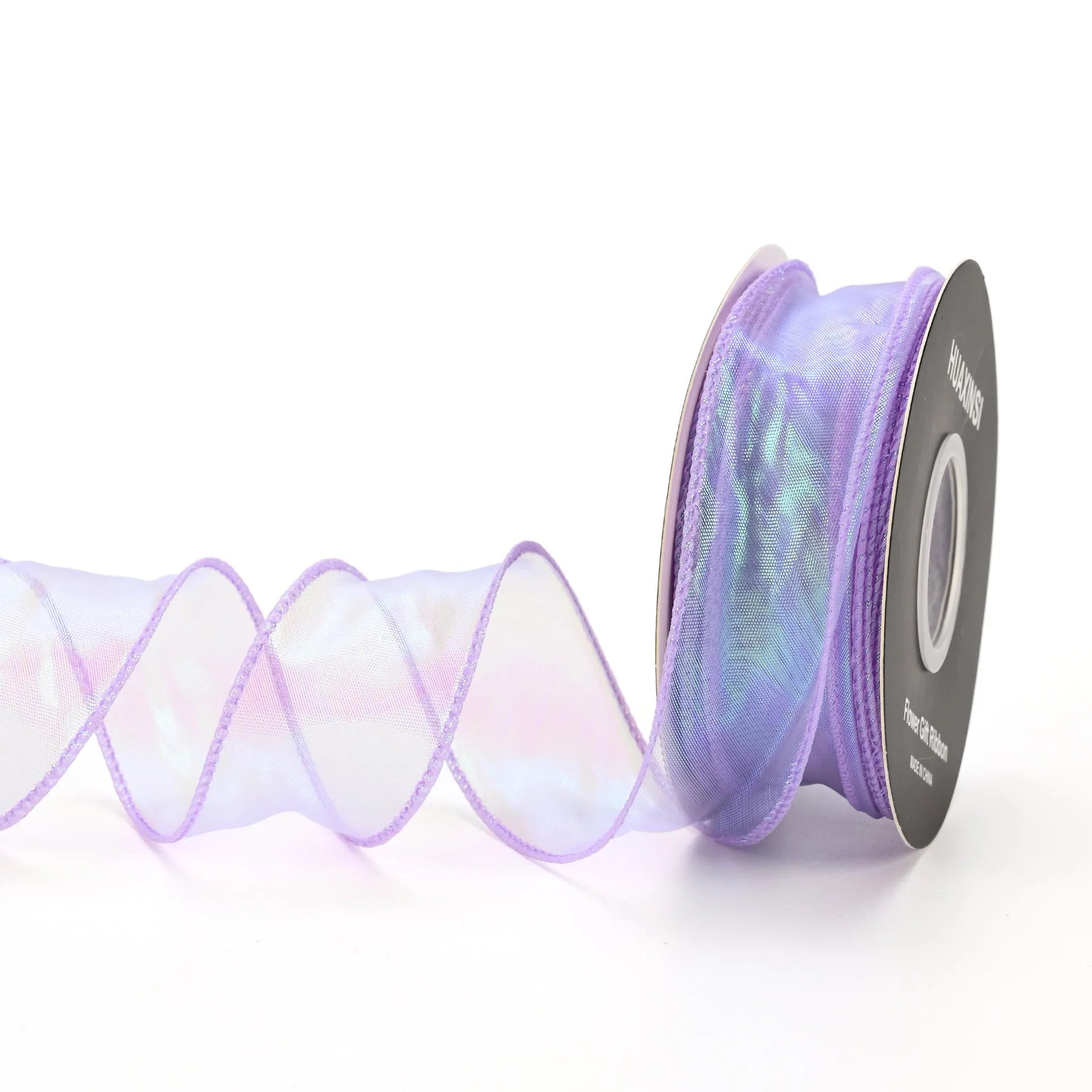 Fishtail yarn decorative ribbon with colourful wave design in multiple colour options