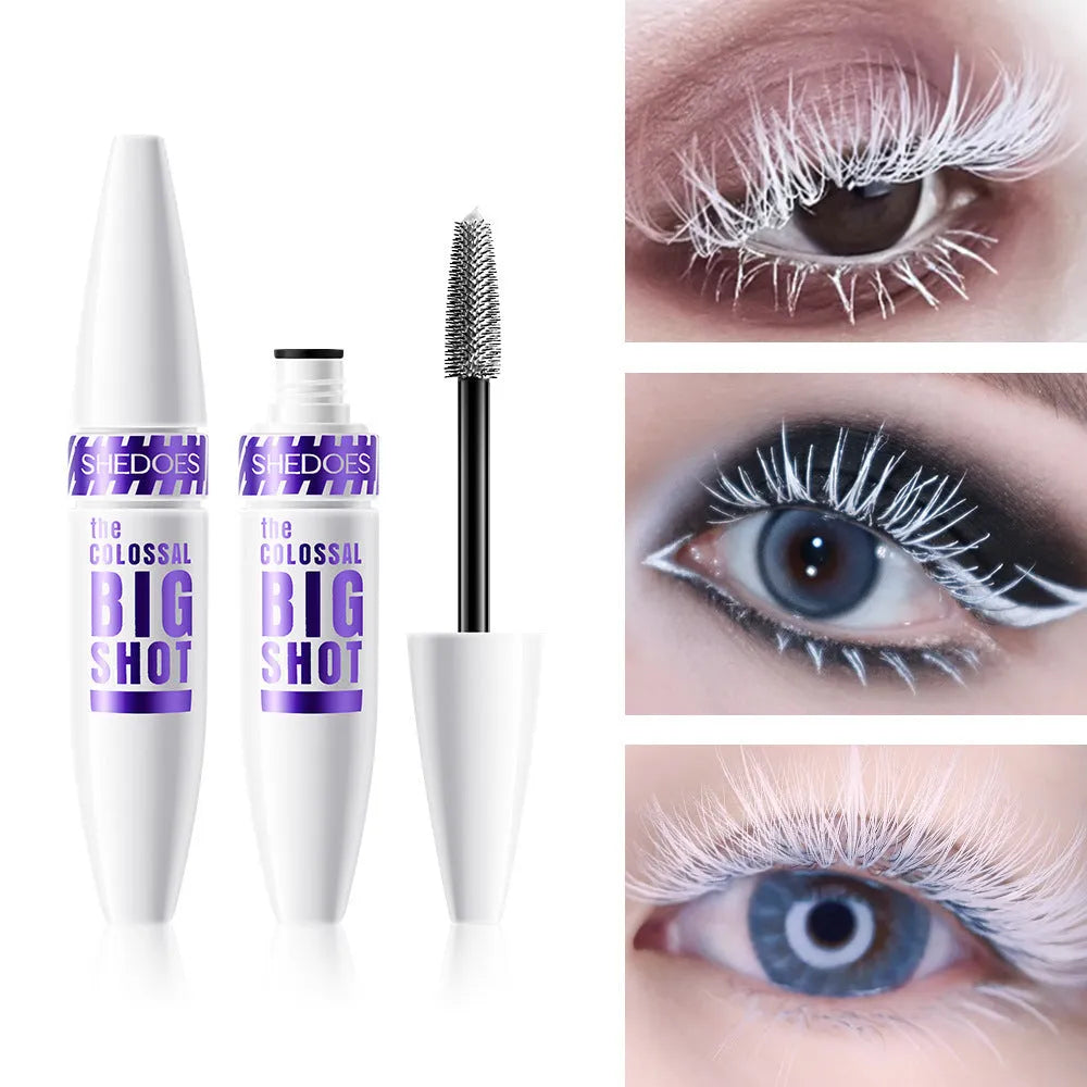 10ML white waterproof mascara container with quick-drying formula