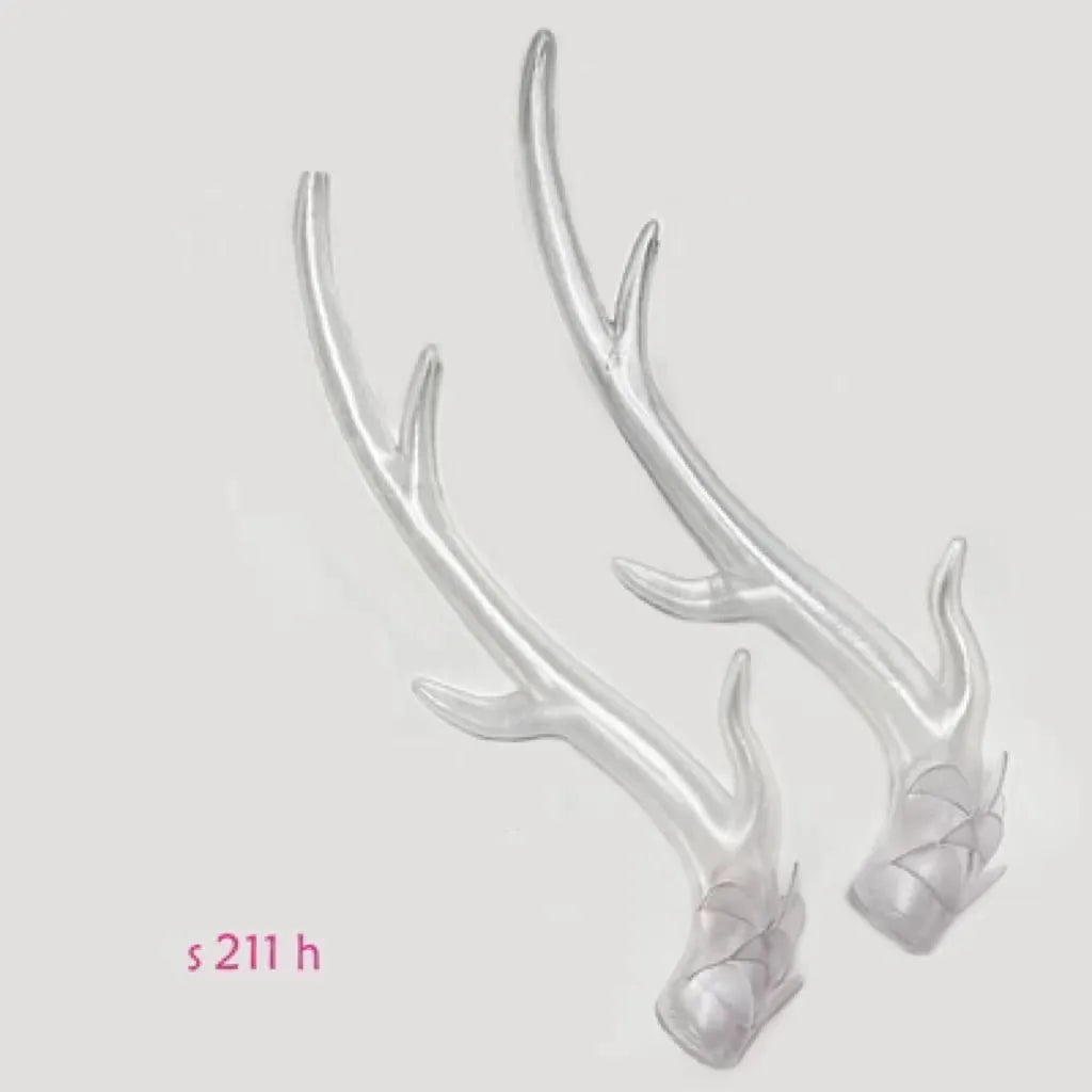 Resin dragon horn helmet decorations for motorcycle and scooter customisation in multiple colours