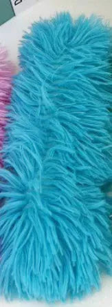 Soft plush cat toy pillow measuring 27x10cm available in blue green pink and white colours for pet play