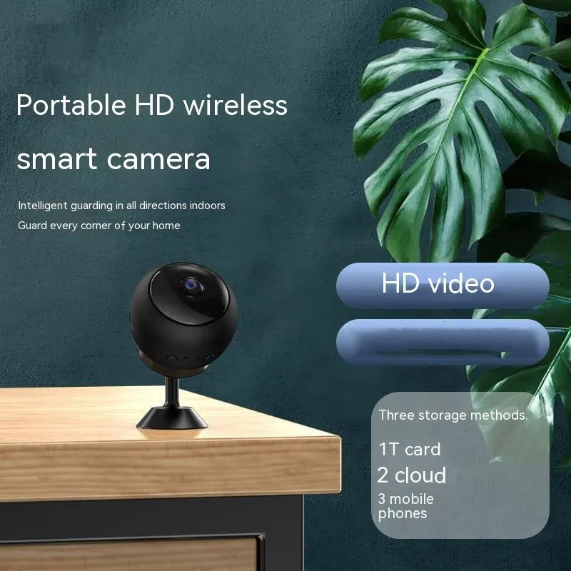 White 1080p wireless WIFI network camera with 3.6mm lens and ABS housing for home security surveillance