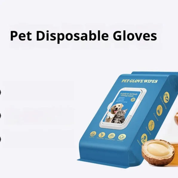 Disposable nitrile gloves with textured surface for pet bath cleaning and hygiene tasks