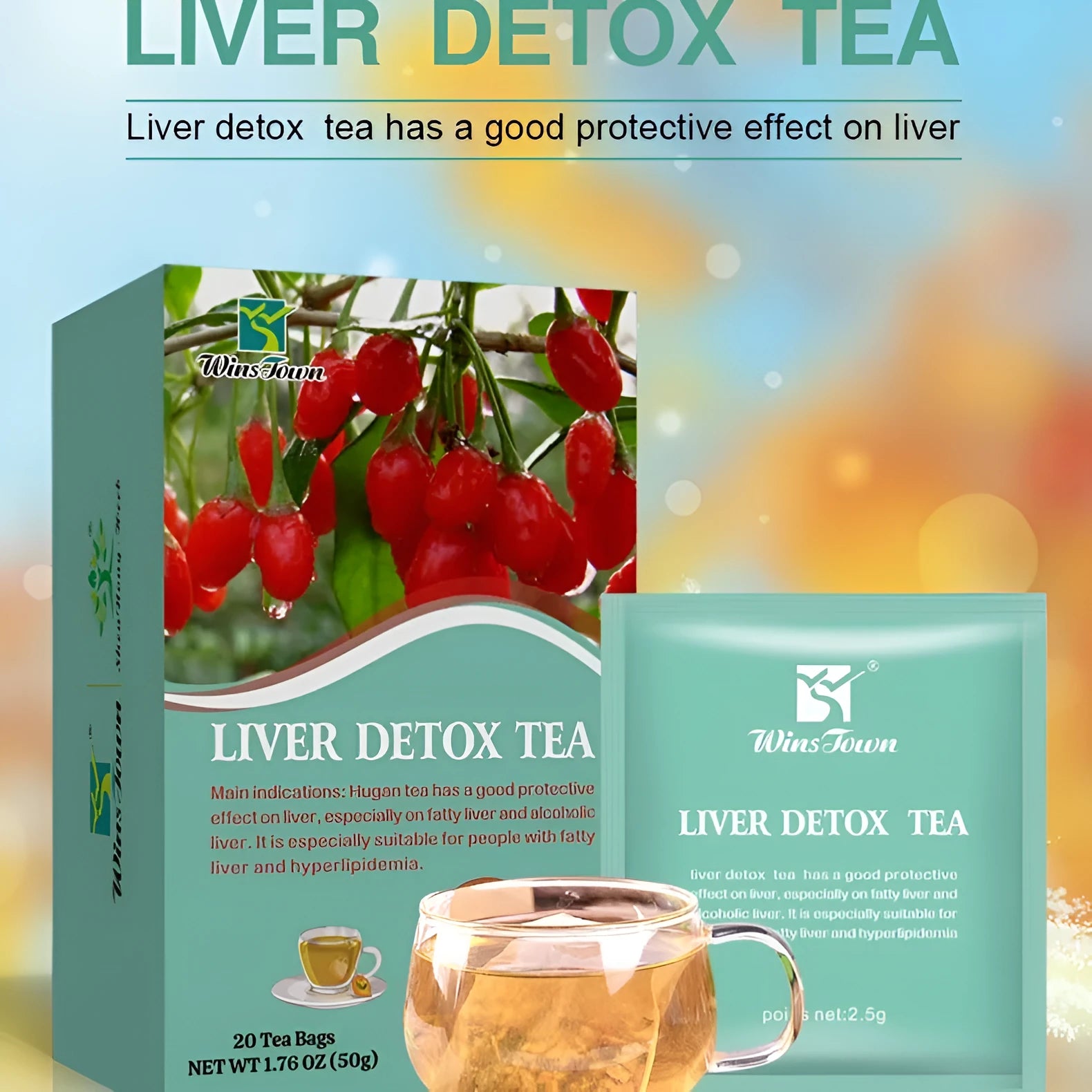 Herb substitutional tea in 50g packaging with medicinal food homology ingredients