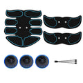 K81 rechargeable abdominal muscle stimulator patch with digital display and three electrode pads