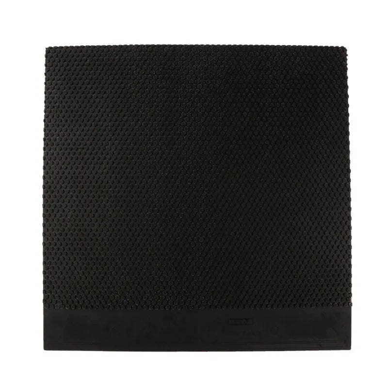 Table tennis small particle rubber sheet showing textured surface in black or red colour