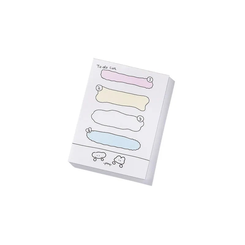 Cartoon animal character sticky note pads in six designs with three size options