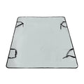 Water resistant cloth car pet mat for dogs in rear seat with dog bone print pattern