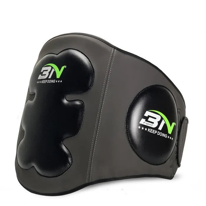 Sanda boxing breast protection target for waist defence in dark grey colour