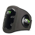 Sanda boxing breast protection target for waist defence in dark grey colour