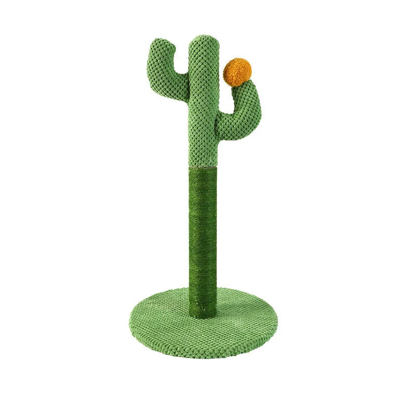 Masson Cactus or Coconut Tree design cat scratching pole with sisal surface for claw grinding.