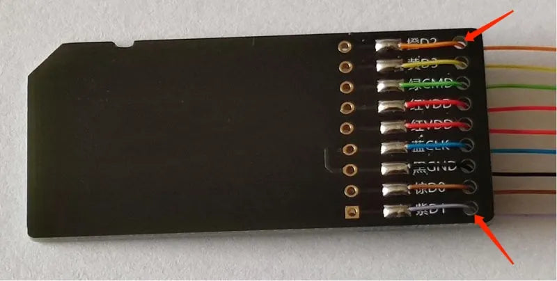 Professional EMMC and SD Card read write tool for automotive head unit repair