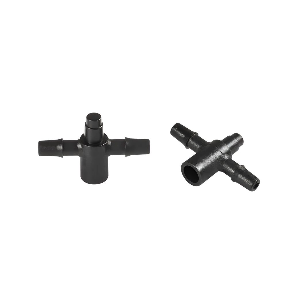 PE plastic tee water distributor for micro spray irrigation systems