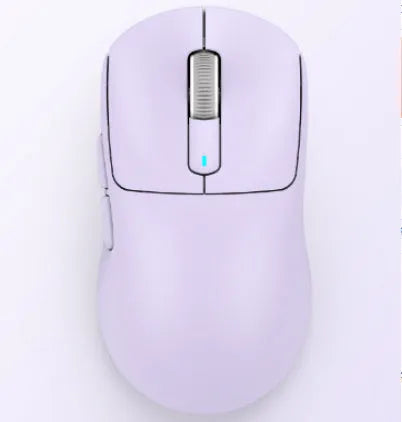Three-mode rechargeable laptop mouse in black with USB receiver and parachute cord