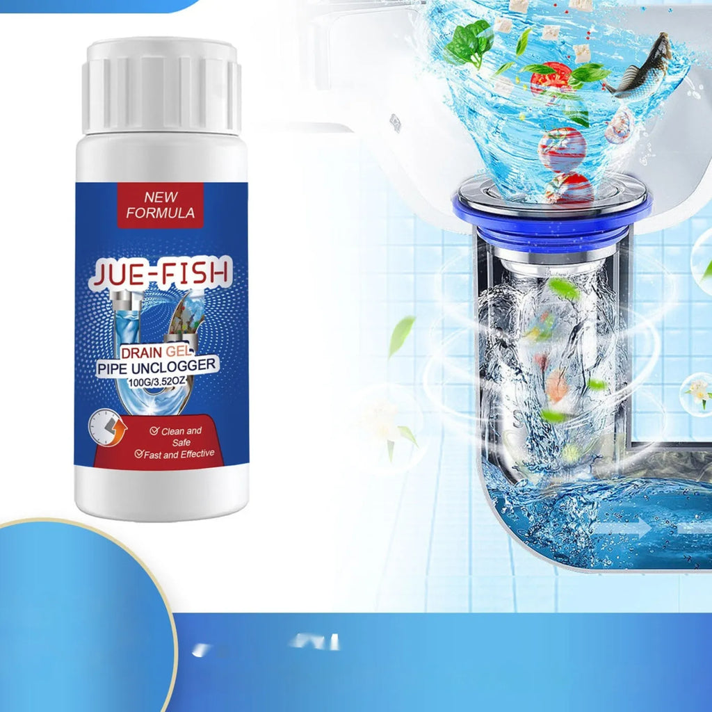 100g pipe dredge agent in compact container for sewer and toilet odour cleaning