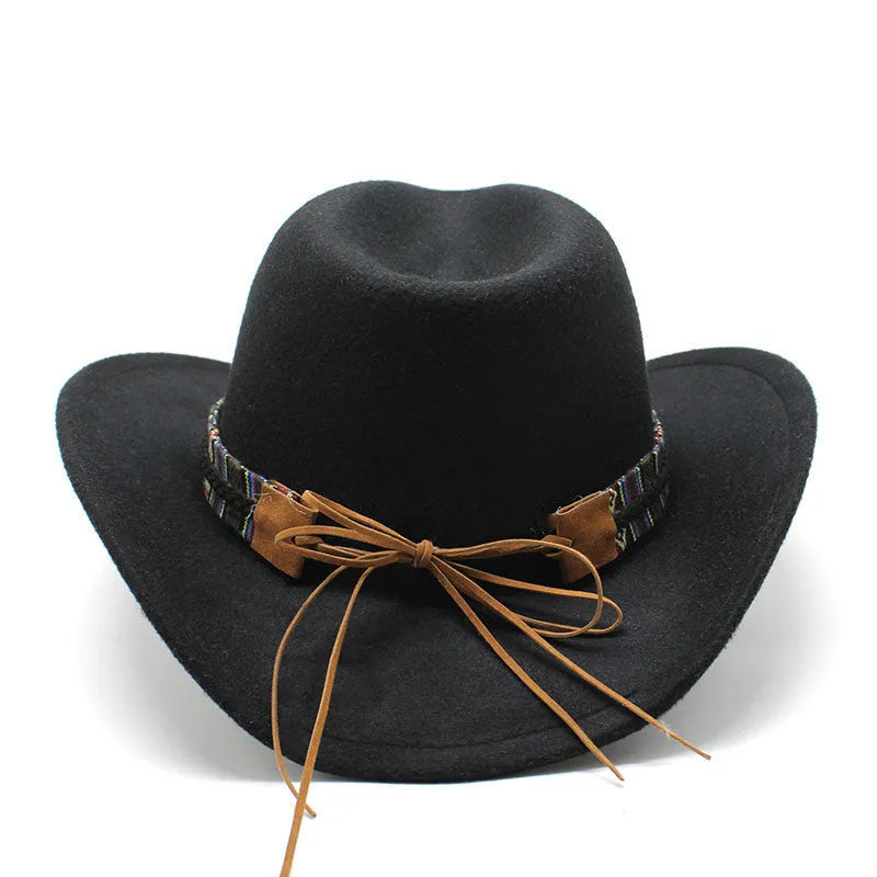 Western cowboy hat with bell crown in multiple colour options on a neutral background.