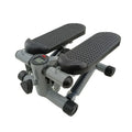 Silver gray hydraulic pedal machine for waist slimming and home fitness