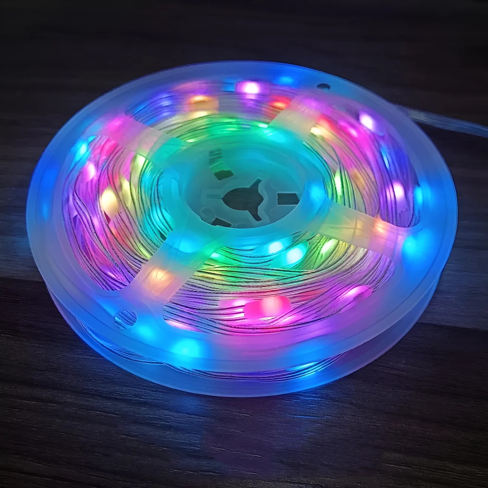 10-metre LED light string with 100 multi-colour lights for festival and party decoration