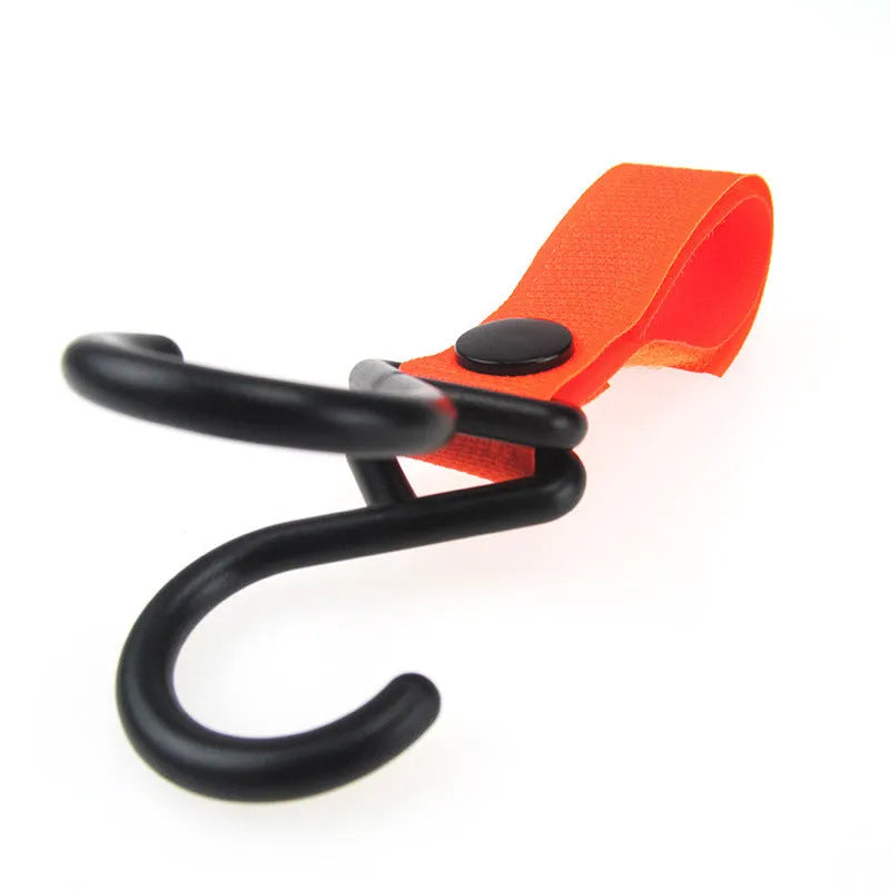Nylon luggage velcro hook for OPP bag tags in multiple colour options.